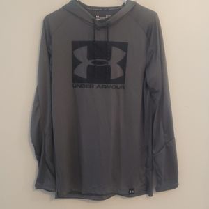 Under Armour Gray Hoodie - Men's Medium